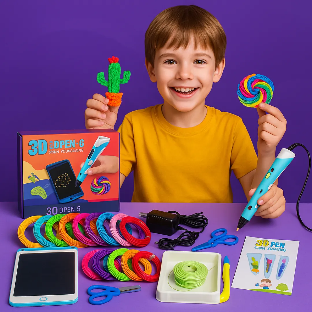 МЕГА ПОДАРУНКОВИЙ НАБІР 3D-PEN
