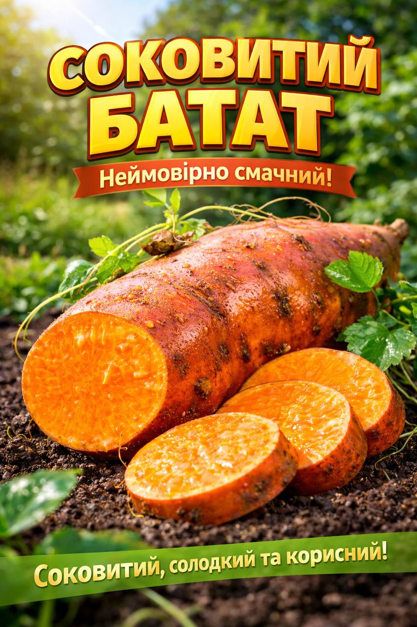 🍠 Імпортне насіння батату