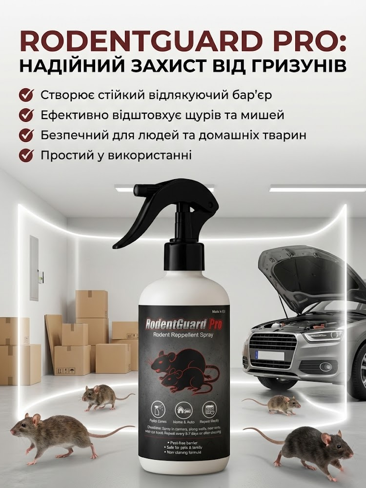 Позбудьтесь гризунів назавжди!