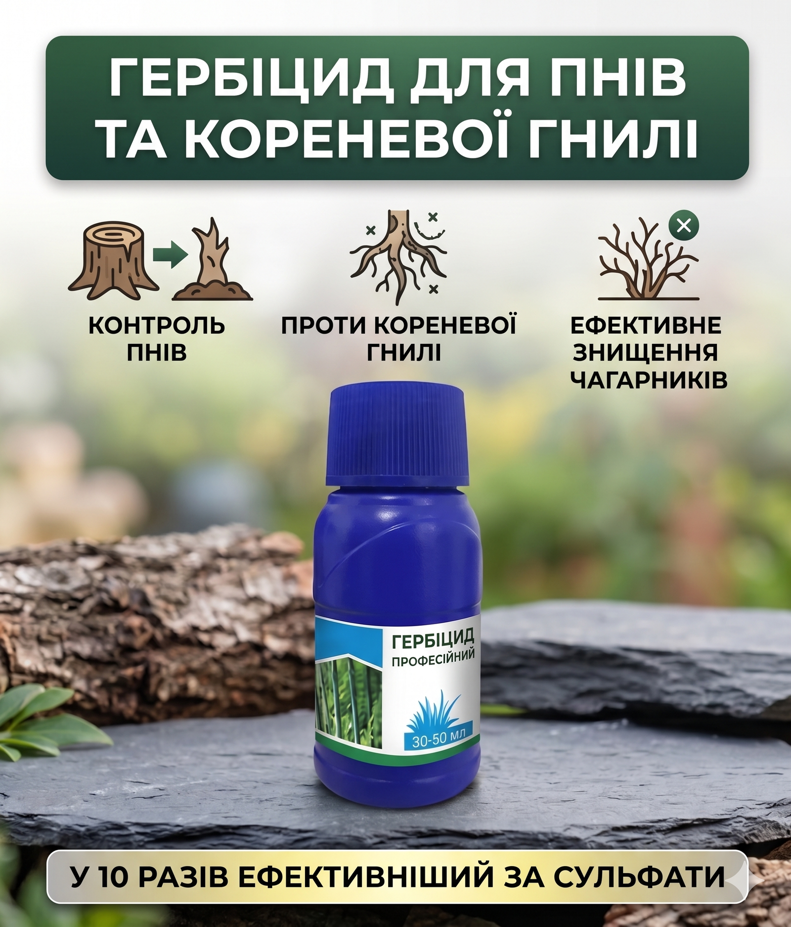 Професійний знищувач коріння Profi Extra Stark