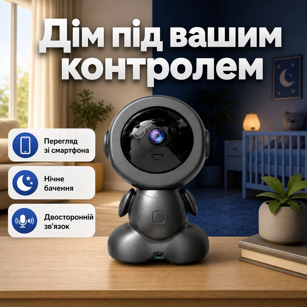Бездротова робот-камера для дому