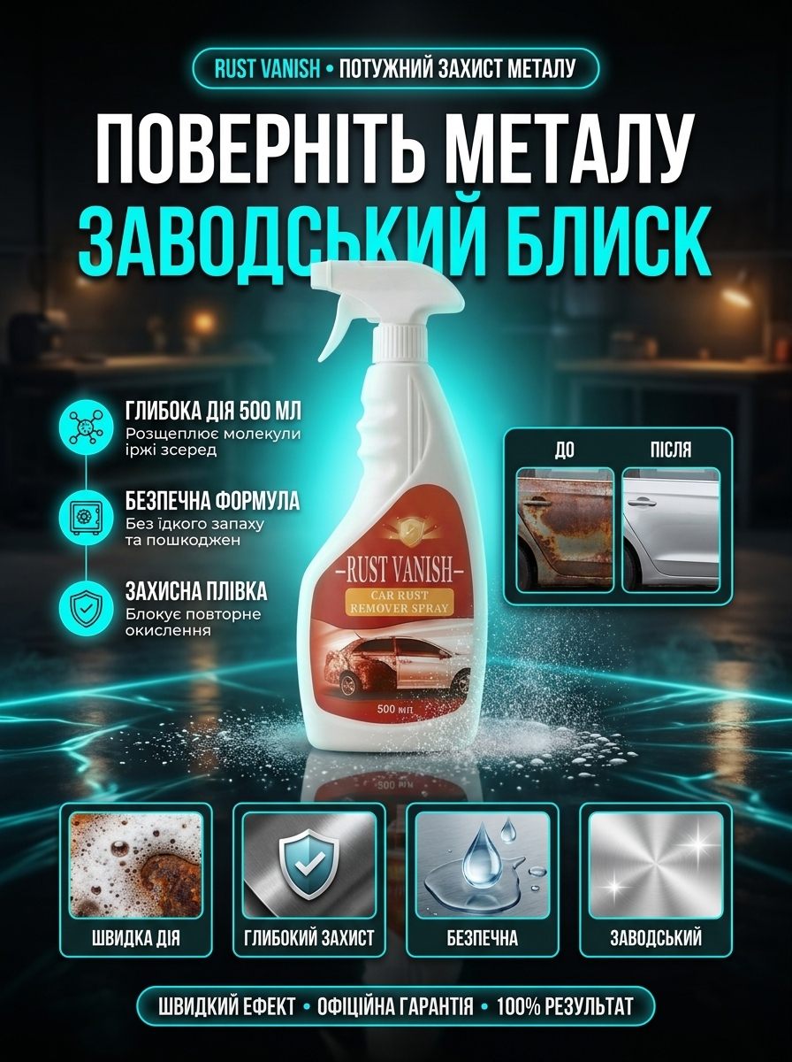 Поверніть металу заводський блиск